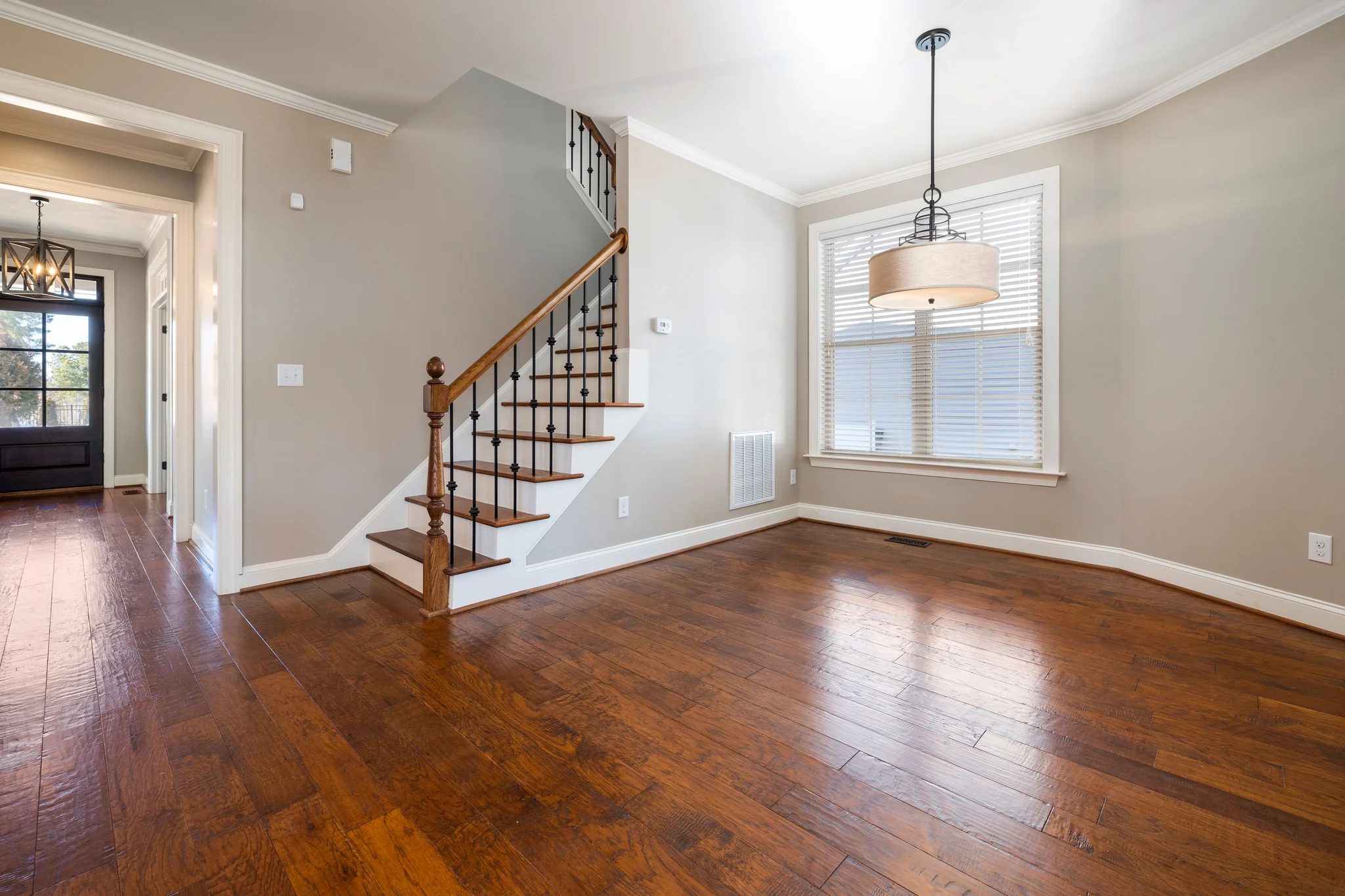 Bright, empty home prepared for its next resident.